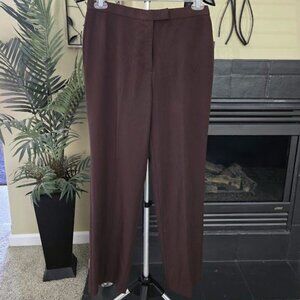 NWT Sag Harbor slimming solution brown pants sz 10
